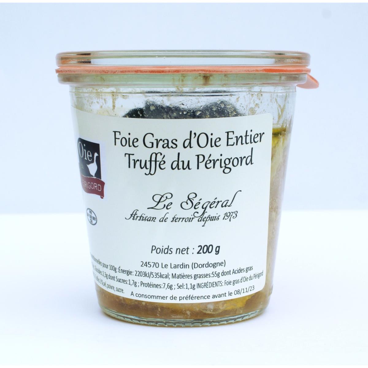Foie Gras d'oie Entier de 180 gr du Périgord