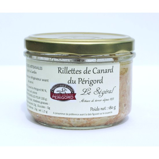 rillettes canard prigord artisanal